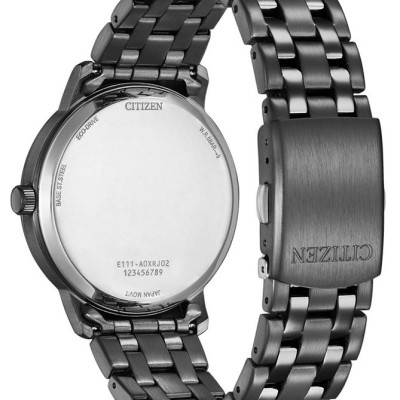 Đồng Hồ Nam Citizen Dây Thép Không Gỉ BM7465-84E - Mặt Đen