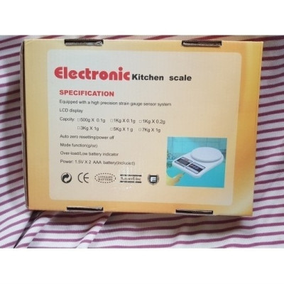 Cân Điện Tử Để Bàn Nhà Bếp 7KG SF-400 Tiện Dụng