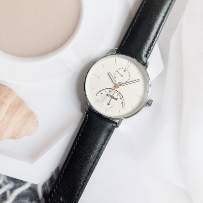 Đồng hồ dây da nam Starke SK126PM 5 kim khỏe khoắn, năng động