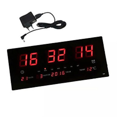 Đồng Hồ LED Vạn Niên Treo Tường Sang Trọng, Độc Đáo Có Lịch, Báo Nhiệt Độ, Báo Thời Gian