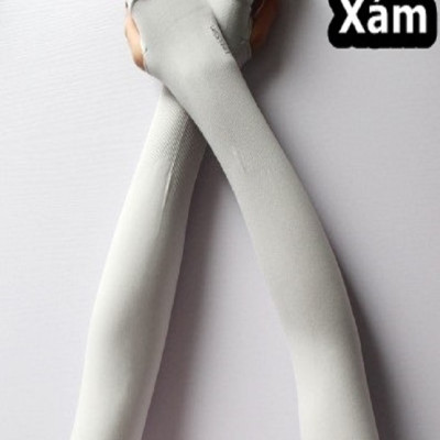 Combo 5 đôi gang tay nam chống nắng xỏ ngón (đen,ghi)