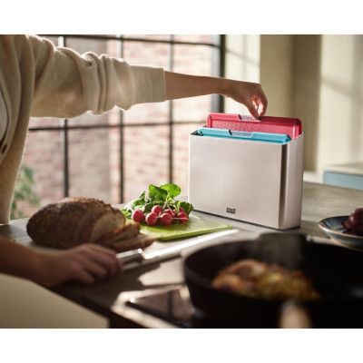 Bộ 4 thớt phân loại Joseph Joseph Folio Icon Regular (Mcolour) kháng khuẩn, chia màu tiện dụng - 006308