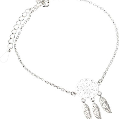 Lắc Chân Nữ Bạc Hiểu Minh LC080 Dreamcatcher