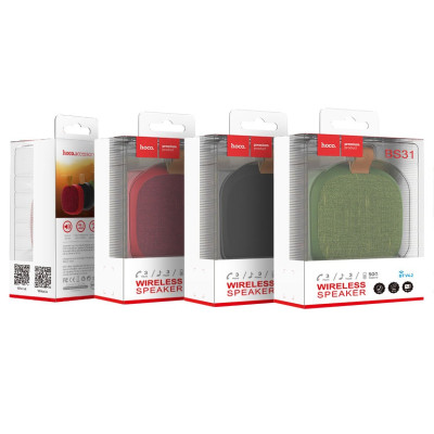 Loa Bluetooth mini Hoco BS31 Bright sound Wireless V4.2WT (Màu ngẫu nhiên) - Hàng Chính Hãng