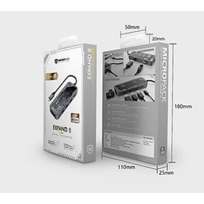 Bộ chuyển đổi MicroPack EXPAND 8 MDC-N8T - Hàng Chính Hãng