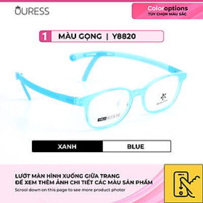 Gọng kính nhựa thời trang trẻ em unisex siêu nhẹ siêu bền OURESS Y8820