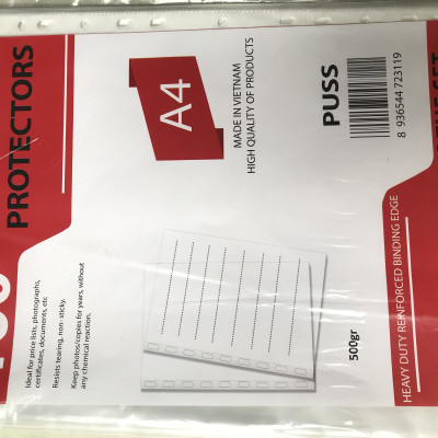 Bìa lỗ Puss 400gr - Xấp 100 tờ dày