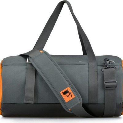 Túi tập gym Mikkor The Sporty Gymer Charcoal/Orange