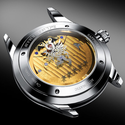 Đồng Hồ Nam LOBINNI No.16038-1 Chính Hãng Fullbox BH 24T Chịu Nước 50m Kính Chống Xước Dây Da Cao Cấp (Máy Cơ Tự Động)