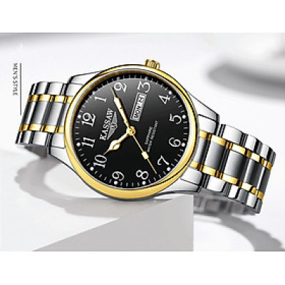 Đồng hồ nam hãng KASSAW K612-2 Kính sapphire ,chống xước,Chống nước 50m ,Bảo hành 24 tháng,dây kim loại ,máy (Quartz),Thiết kế đơn giản và sang trọng