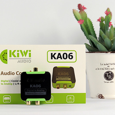Bộ chuyển đổi âm thanh KIWI từ Optical sang Analog KA-06 - Hàng chính hãng