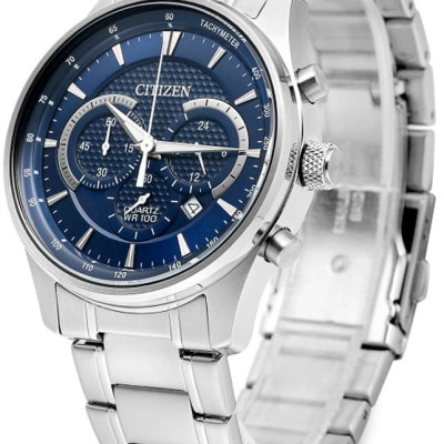 Đồng Hồ Nam Citizen Dây Thép Không Gỉ AN8190-51L - Mặt Xanh