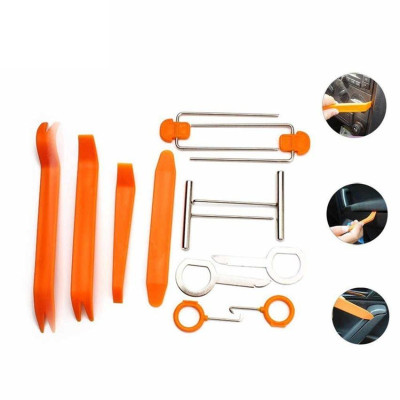 Bộ dụng cụ tháo nội thất ô tô 12 món - Tặng 1 bộ dán gương hậu