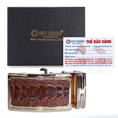 HP9415 - Đầu khóa da đà điểu Huy Hoàng 4 phân đầu vàng màu vàng bò