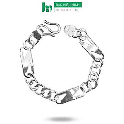 Lắc Tay Nam Bạc Ta Đơn Giản N Nam Tính BẠC HIỂU MINH LTN035