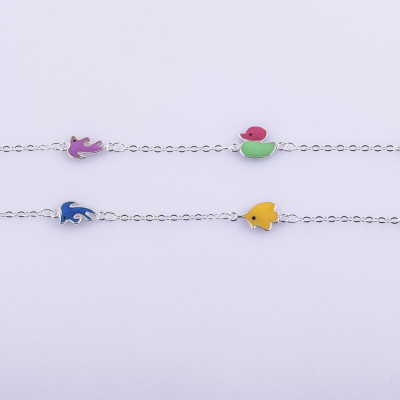 Lắc chân bạc nữ S925 Italia Bạc Xinh RYBJ50029