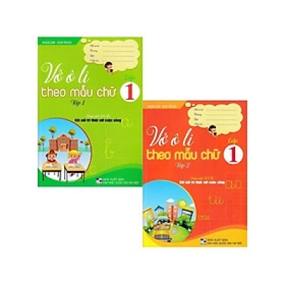 Sách - Vở Ô Li Theo Mẫu Chữ Lớp 1 - Combo 2 Tập - Bám Sát SGK Kết Nối Tri Thức Với Cuộc Sống - Hồng Ân