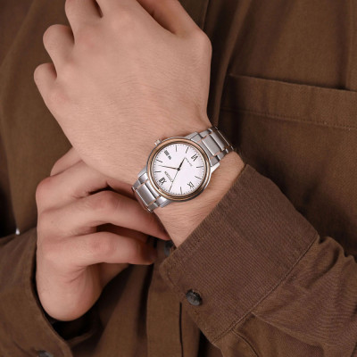 Đồng Hồ Nam Citizen Dây Thép Không Gỉ AW1676-86A - Mặt Trắng