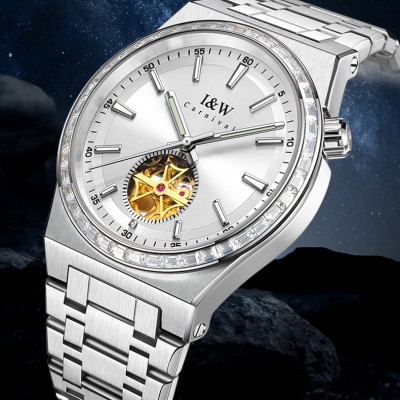 Đồng hồ nam chính hãng IW Carnival IW761G-4 ,kính sapphire,chống xước,chống nước 50m,Bh 24 tháng,máy cơ (automatic)