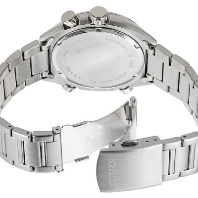 Đồng Hồ Nam Citizen Pin-Quartz Dây Thép Không Gỉ JM5470-58A - Mặt Trắng (44mm)