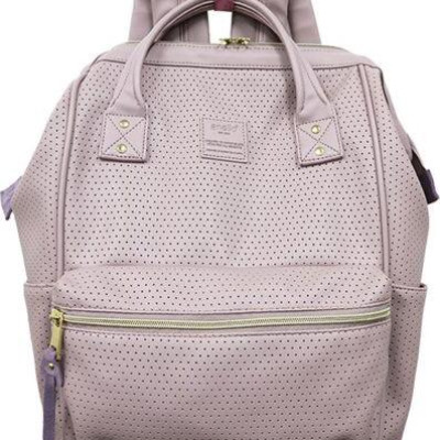 Balô họa tiết đục lỗ cỡ vừa-AT-B3131