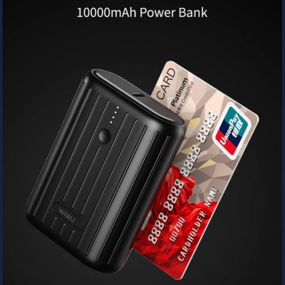 Pin Sạc Wiwu JC-08 Powertank 10000mAh Mini Powerbank Pin Dự Phòng Hỗ Trợ Sạc Nhanh - Hàng Chính Hãng
