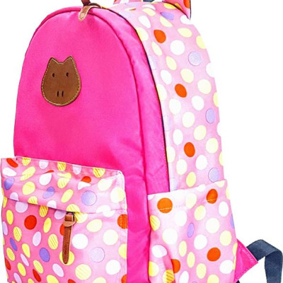 Balo Họa Tiết Nvc Teen 3 NAVICOM (32 x 42 cm) - Hồng