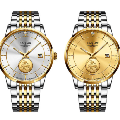 Đồng hồ nam chính hãng KASSAW K666-2 (Mạ vàng 24k)
