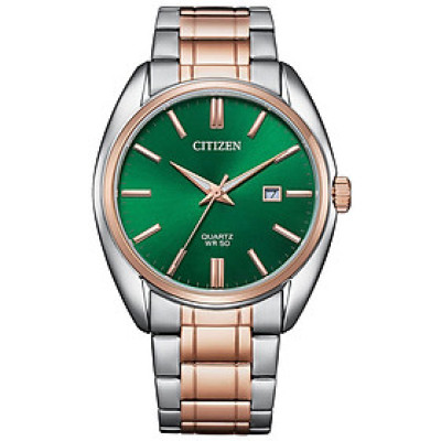 Đồng Hồ Nam Citizen Dây Thép Không Gỉ BI5104-57Z - Mặt Xanh