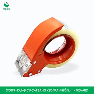 DC01S - Đồ cắt băng keo sắt khổ 5cm loại 100yard - Dụng cụ cắt băng keo, dao cắt băng dính
