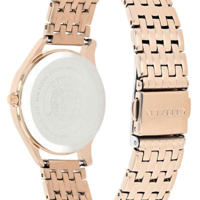 Đồng Hồ Nữ Citizen Dây Thép Không Gỉ EW2533-89X - Mặt Vàng Hồng