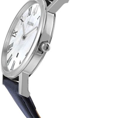 Đồng Hồ Nữ Bulova Dây Da 96M146 - Mặt Xà Cừ