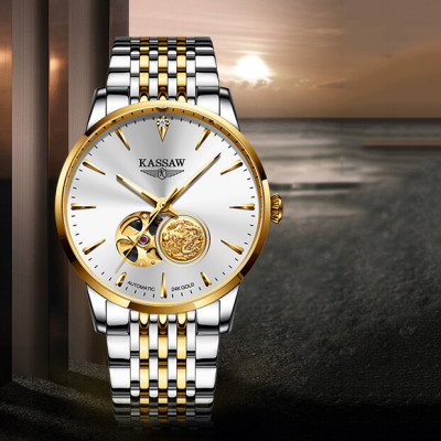 Đồng hồ nam chính hãng KASSAW K555-1 (Mạ vàng 24k)