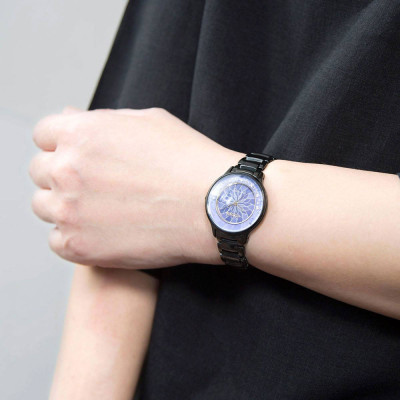 Đồng Hồ Nữ Citizen Đính Kim Cương Dây Thép Không Gỉ EM0386-51N - Mặt Xà Cừ (Sapphire)