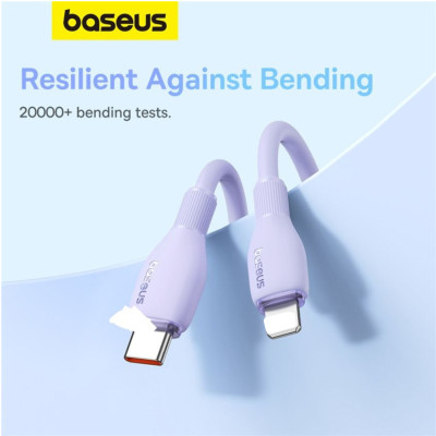 Cáp sạc nhanh Baseus Pudding Series Fast Charging Data Cable Type C to IP 20W - Hàng chính hãng
