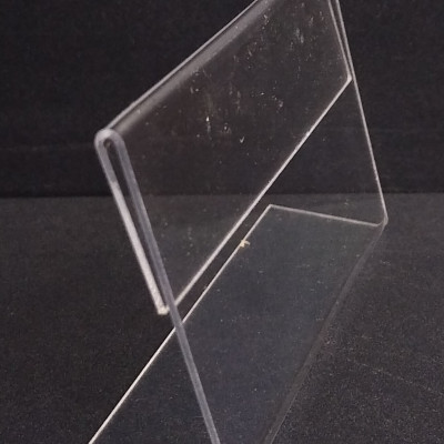 Combo 10 Kệ mica chữ L 9x6cm để bảng giá