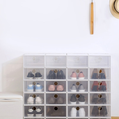 Combo 5 Hộp Đựng Giày Nhựa Cứng Trong Suốt ,Tháo Lắp Dễ Dàng 