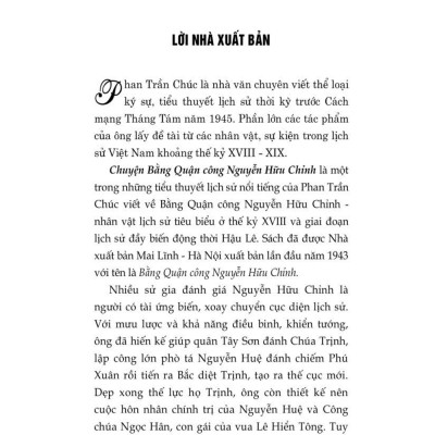 Chuyện Bằng Công Quận Nguyễn Hữu Chỉnh - bản in 2024