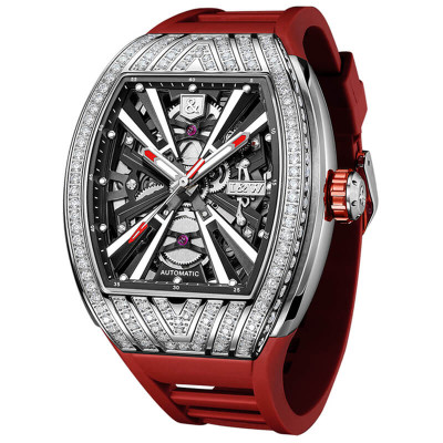 Đồng Hồ Nam I&W Carnival 765G3 Chính Hãng Full Box Chống Nước Kính Chống Xước Dây Silicone BH 5 Năm (Máy Cơ Tự Động)