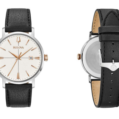 Đồng Hồ Nam Bulova Dây Da 98B254 - Mặt Trắng