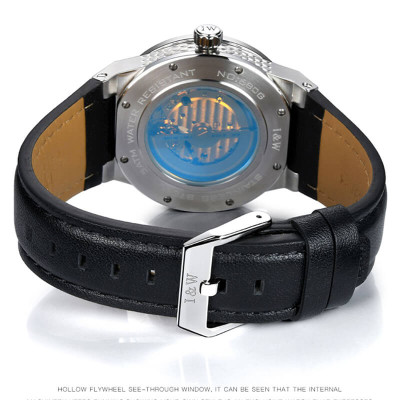 Đồng hồ nam chính hãng IW CARNIVAL IW680G-1 Kính sapphire ,chống xước ,Chống nước 50m ,Bảo hành 24 tháng,Máy cơ (Automatic),dây da cao cấp, thiết kế đơn giản dễ đeo