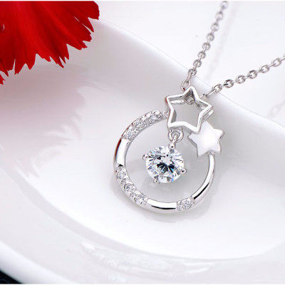 Dây Và Mặt Dây Chuyền Bạc Hiểu Minh DMD050F