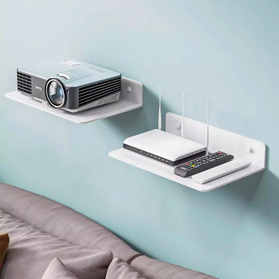Kệ treo kim loại Dola Home để máy chiếu, camera, bộ phát WiFi, loa, bàn phím không cần khoan đục có lỗ đi dây điện.