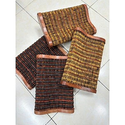 Gối Hạt Gỗ Bách Xanh Cao Cấp ,  Gối Công Thái Học - Kích Thước 43cmx24cmx8/4cm ( video , hình thật )