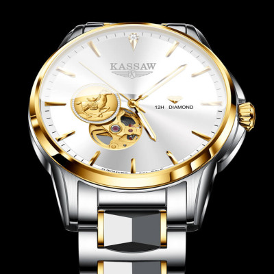 Đồng hồ nam chính hãng KASSAW K777-1 (Mạ vàng 24k)