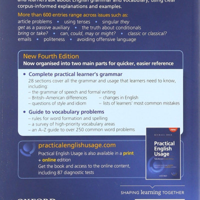 Practical English Usage, 4th edition: Paperback: Michael Swan