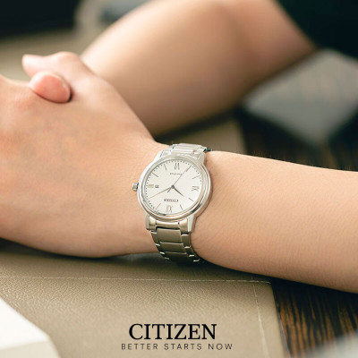 Đồng Hồ Nam Citizen Dây Thép Không Gỉ AW1670-82A - Mặt Trắng
