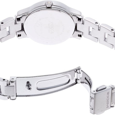 Đồng Hồ Nữ Citizen Wicca Dây Thép Không Gỉ KH3-410-53B - Mặt Đen