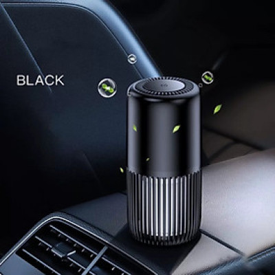 Máy lọc không khí ion âm chuyên dụng dành cho xe hơi, văn phòng khuếch tán tinh dầu hương thơm khử mùi hôi tặng sắp thơm