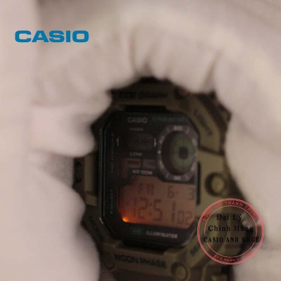 Đồng hồ điện tử nam Casio WS-1700H-5AVDF dây nhựa